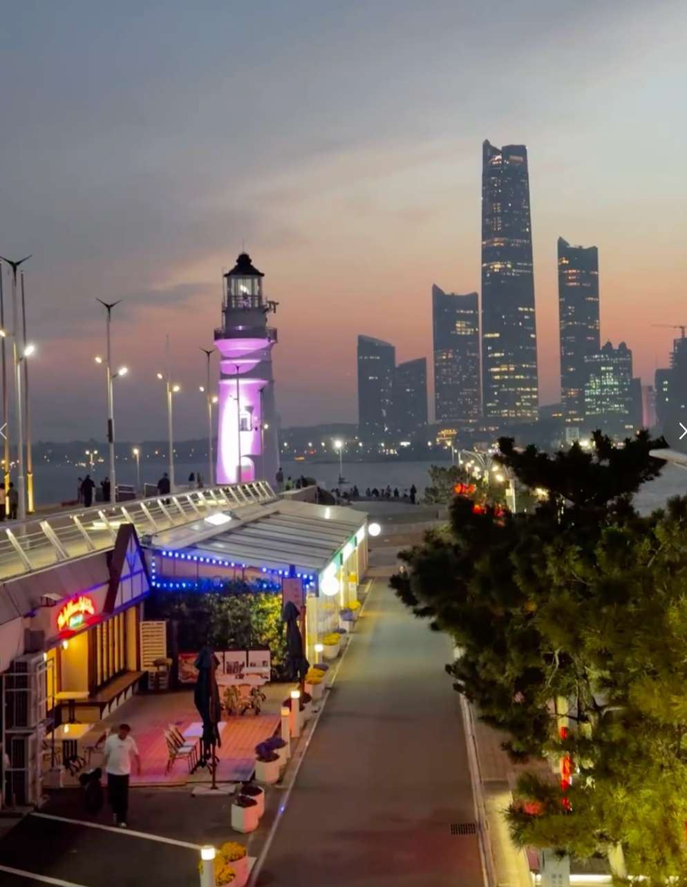 情人坝夜景