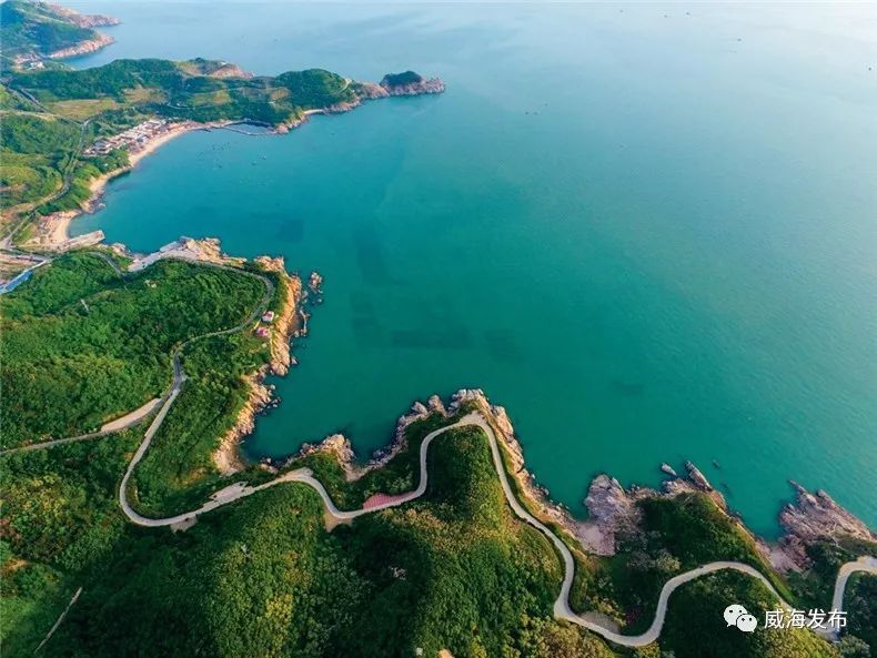 威海海岸线全景